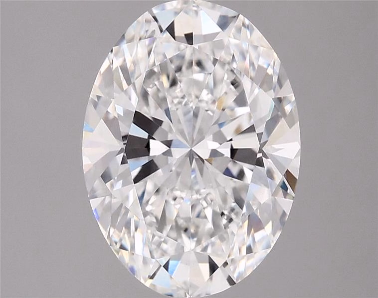 3.93 Carat Oval Cut Lab Diamond