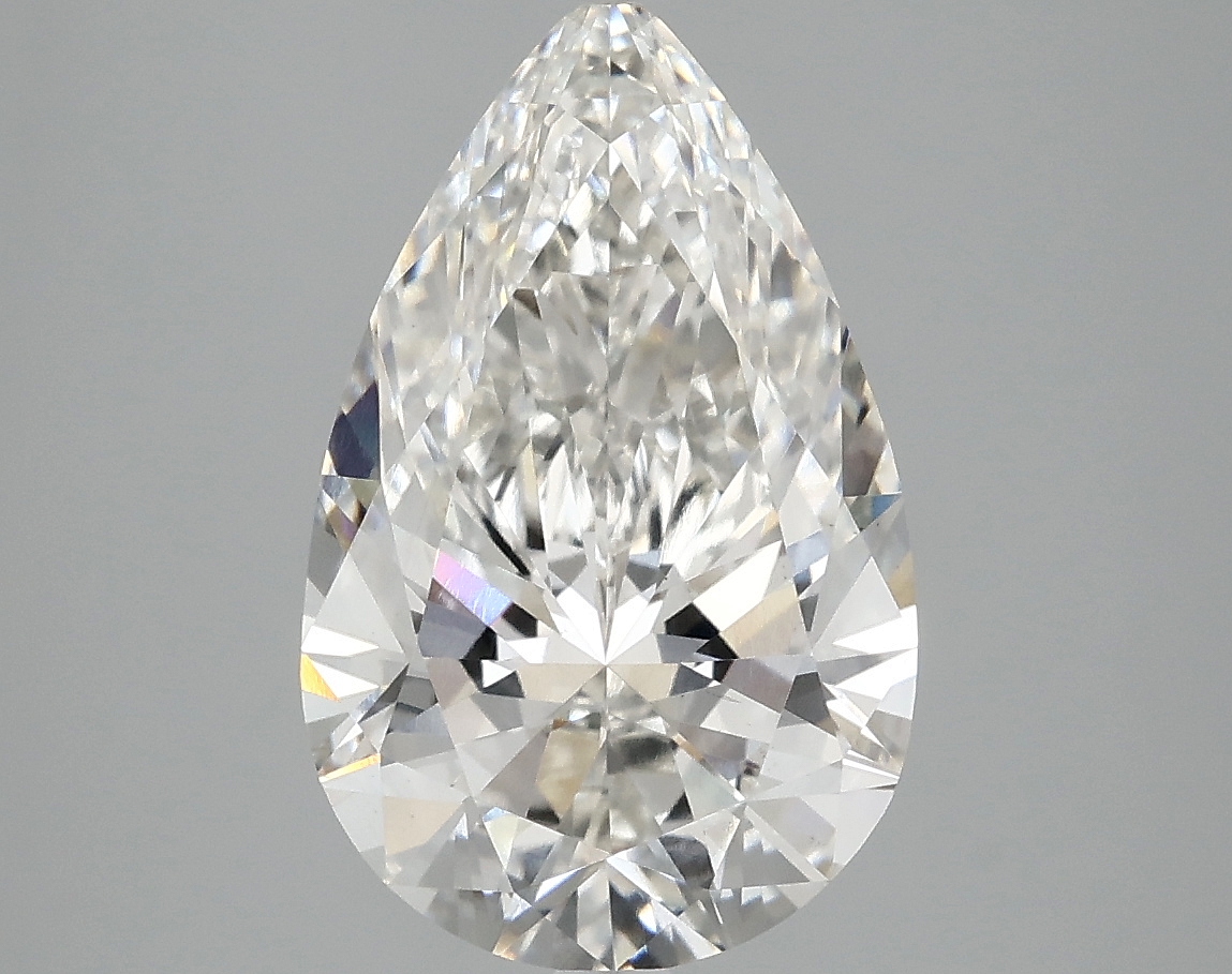 3.71 Carat Pear Cut Lab Diamond