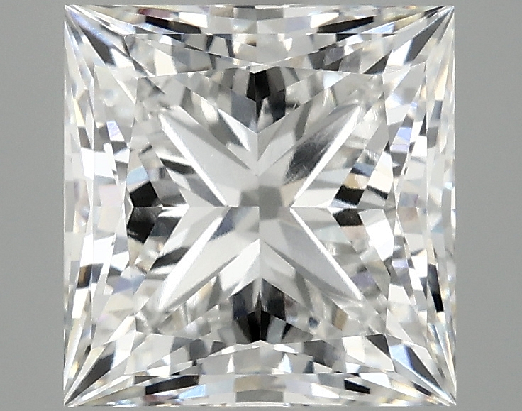 3.75 Carat Princess Cut Lab Diamond