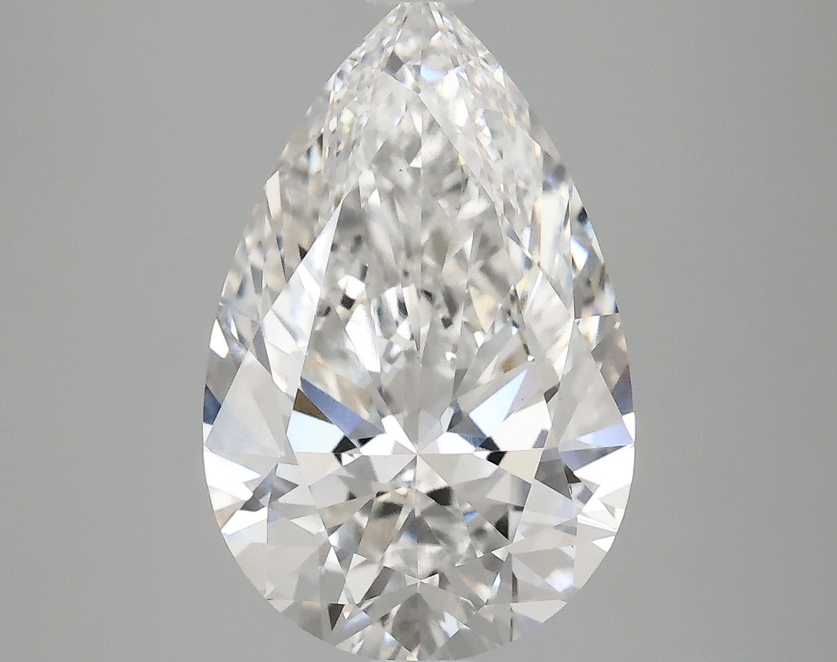 3.91 Carat Pear Cut Lab Diamond