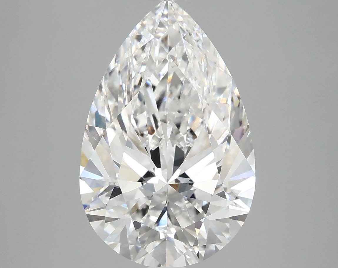 3.98 Carat Pear Cut Lab Diamond