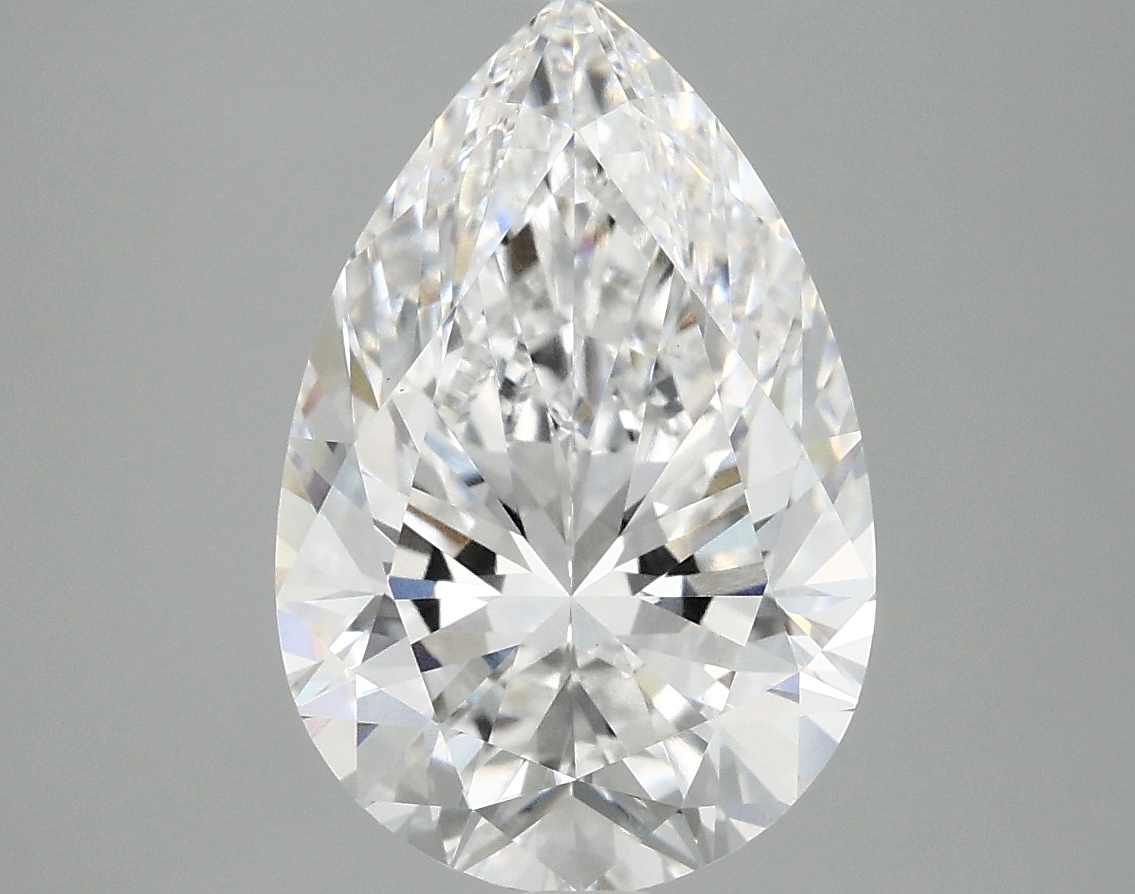 4.08 Carat Pear Cut Lab Diamond