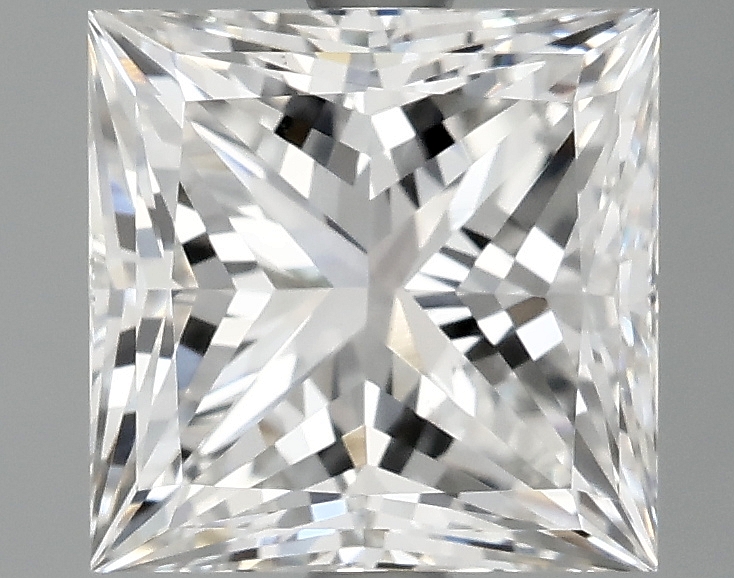 2.47 Carat Princess Cut Lab Diamond