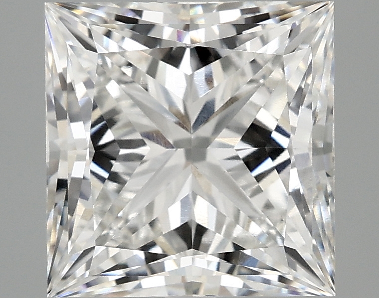 3.95 Carat Princess Cut Lab Diamond