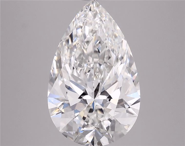 3.94 Carat Pear Cut Lab Diamond