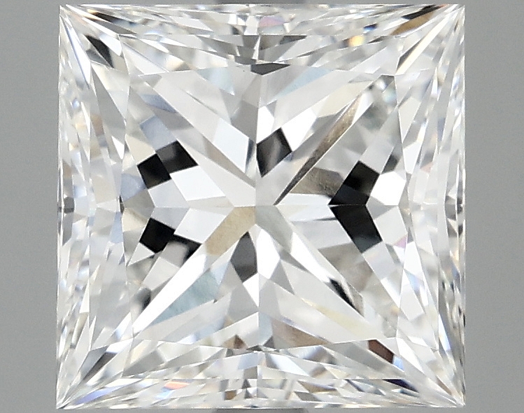 3.78 Carat Princess Cut Lab Diamond