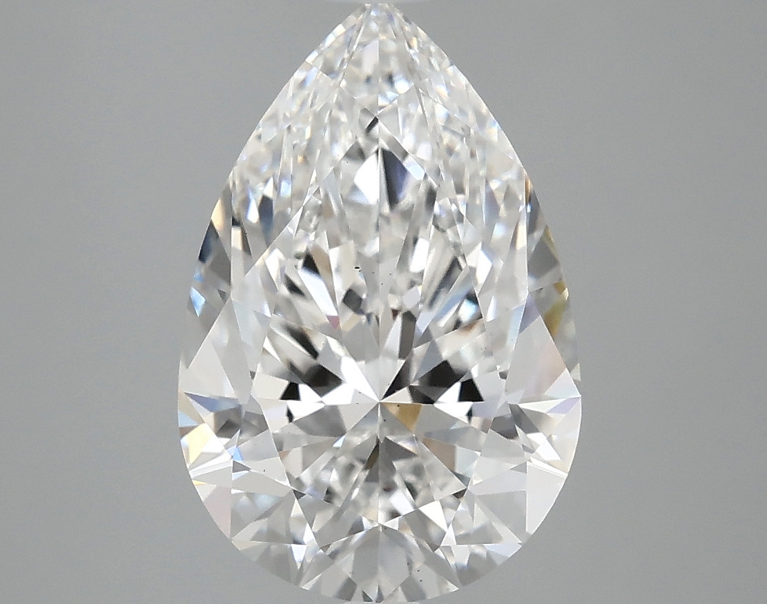 3.58 Carat Pear Cut Lab Diamond