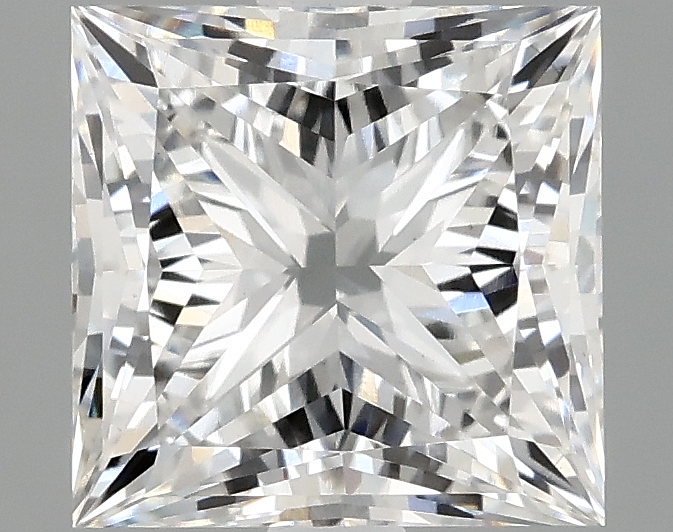2.42 Carat Princess Cut Lab Diamond