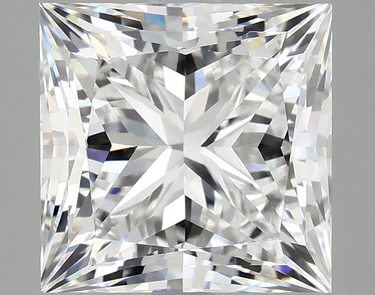 4.14 Carat Princess Cut Lab Diamond