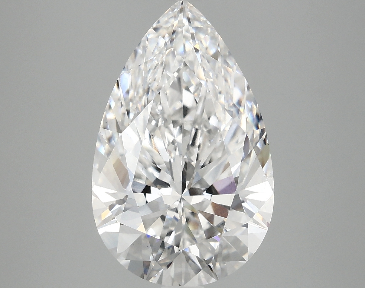 4 Carat Pear Cut Lab Diamond