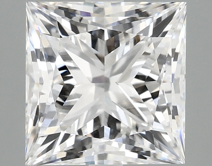 2.82 Carat Princess Cut Lab Diamond