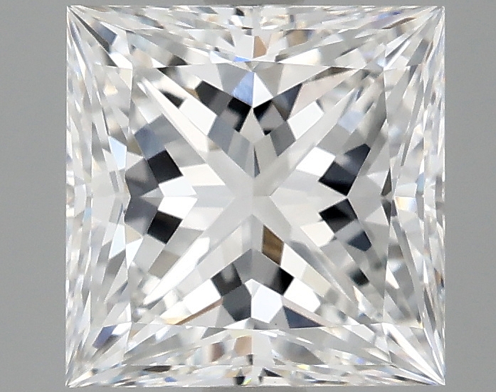 2.89 Carat Princess Cut Lab Diamond