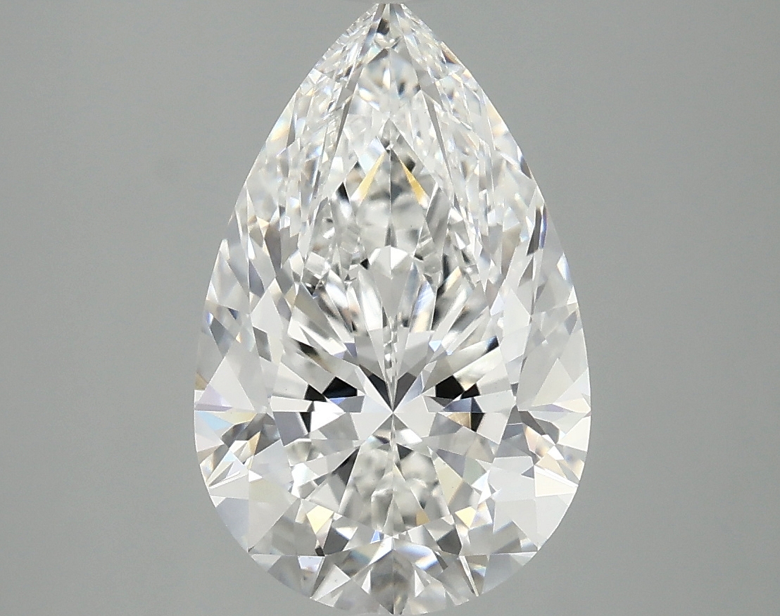 3.55 Carat Pear Cut Lab Diamond