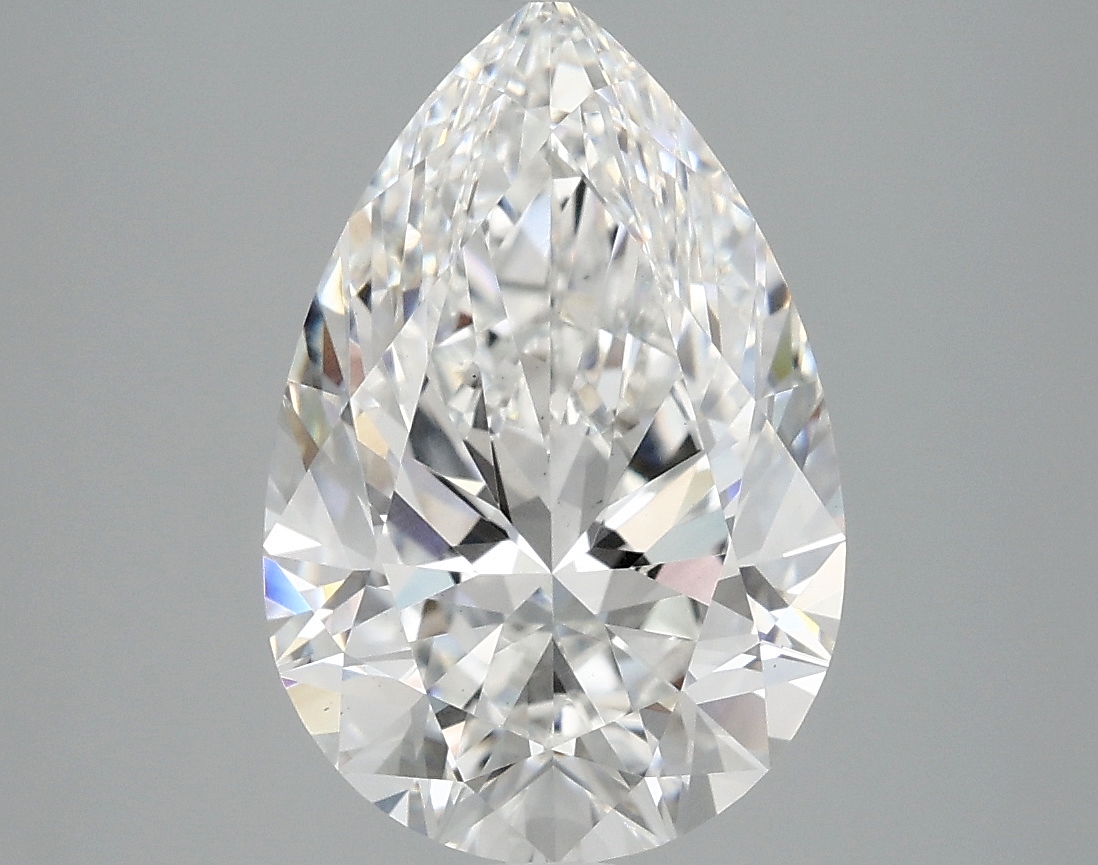 3.78 Carat Pear Cut Lab Diamond