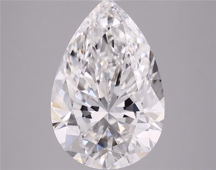 3.95 Carat Pear Cut Lab Diamond