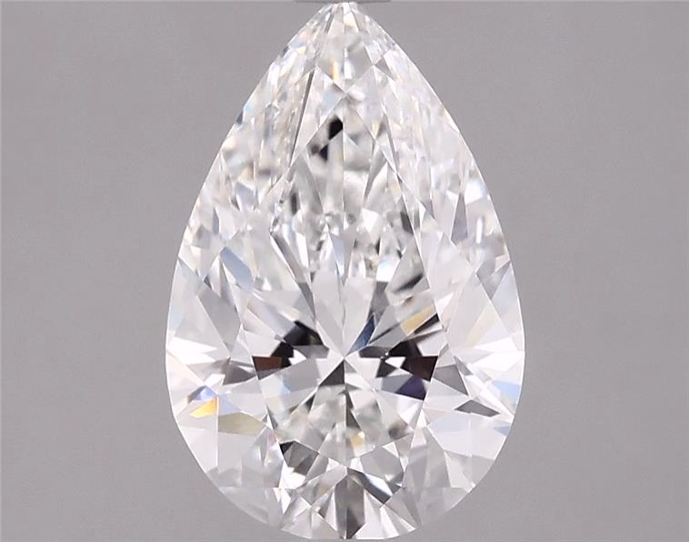 3.74 Carat Pear Cut Lab Diamond