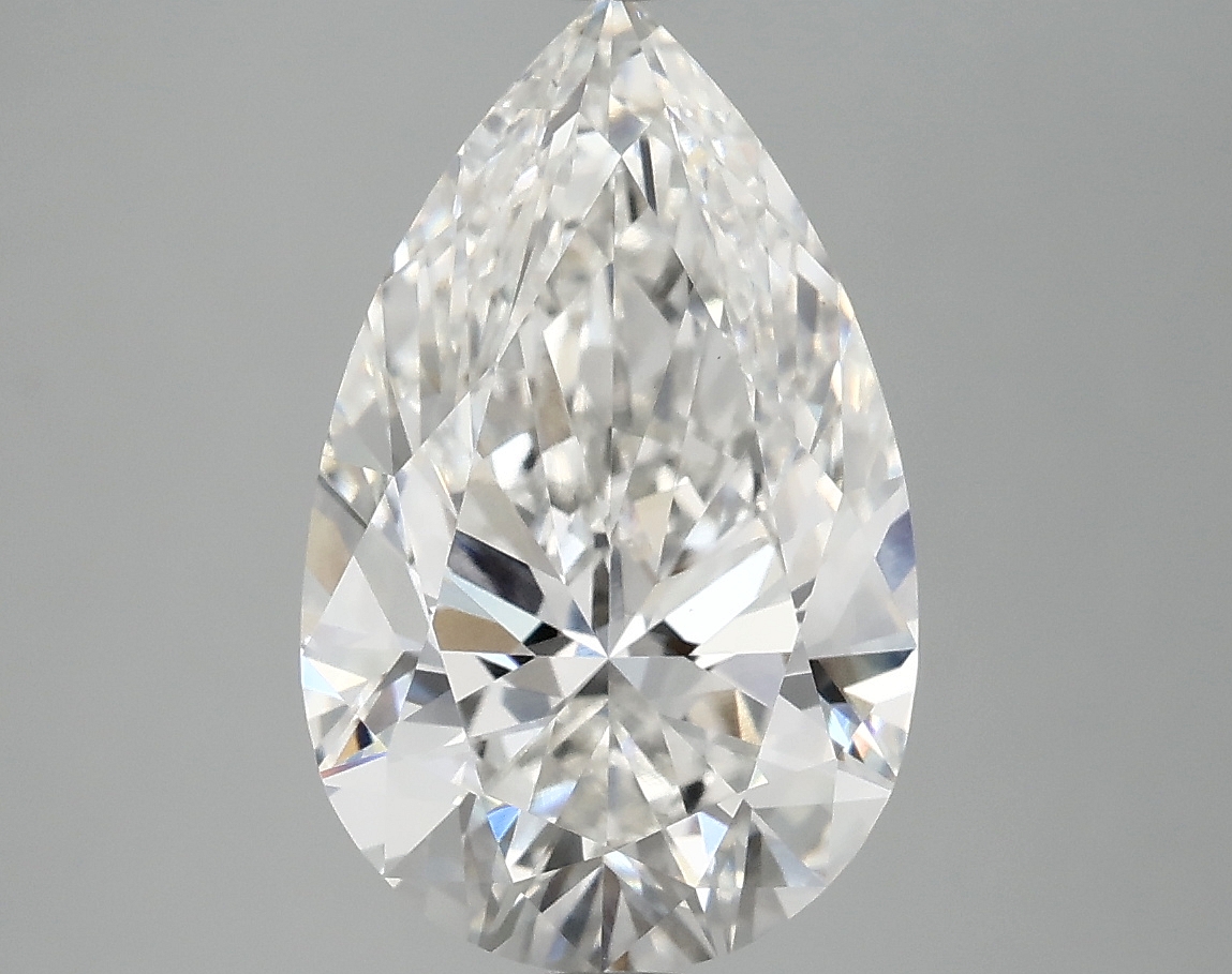 3.76 Carat Pear Cut Lab Diamond