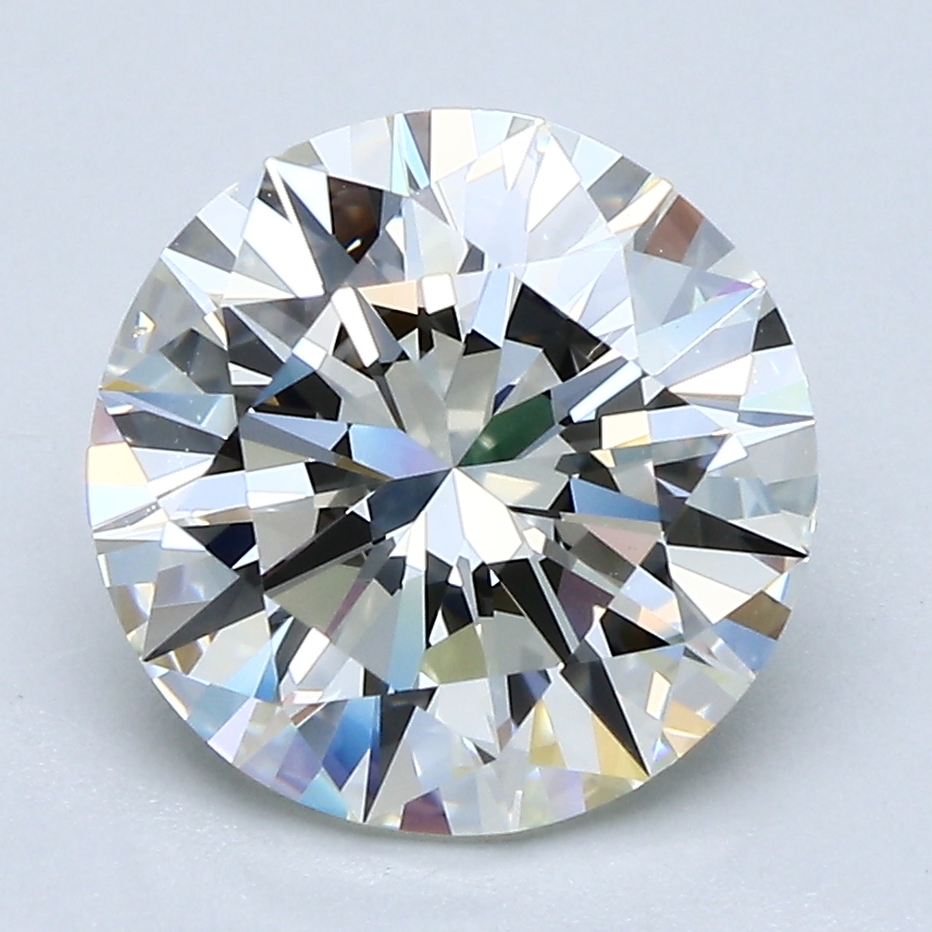 3.01 Carat Round Cut Natural Diamond