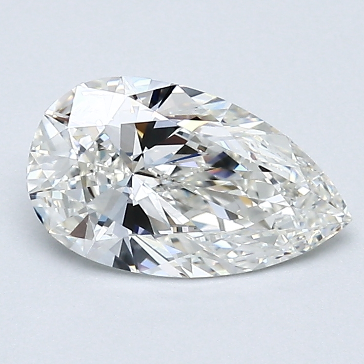 0.91 Carat Pear Cut Natural Diamond