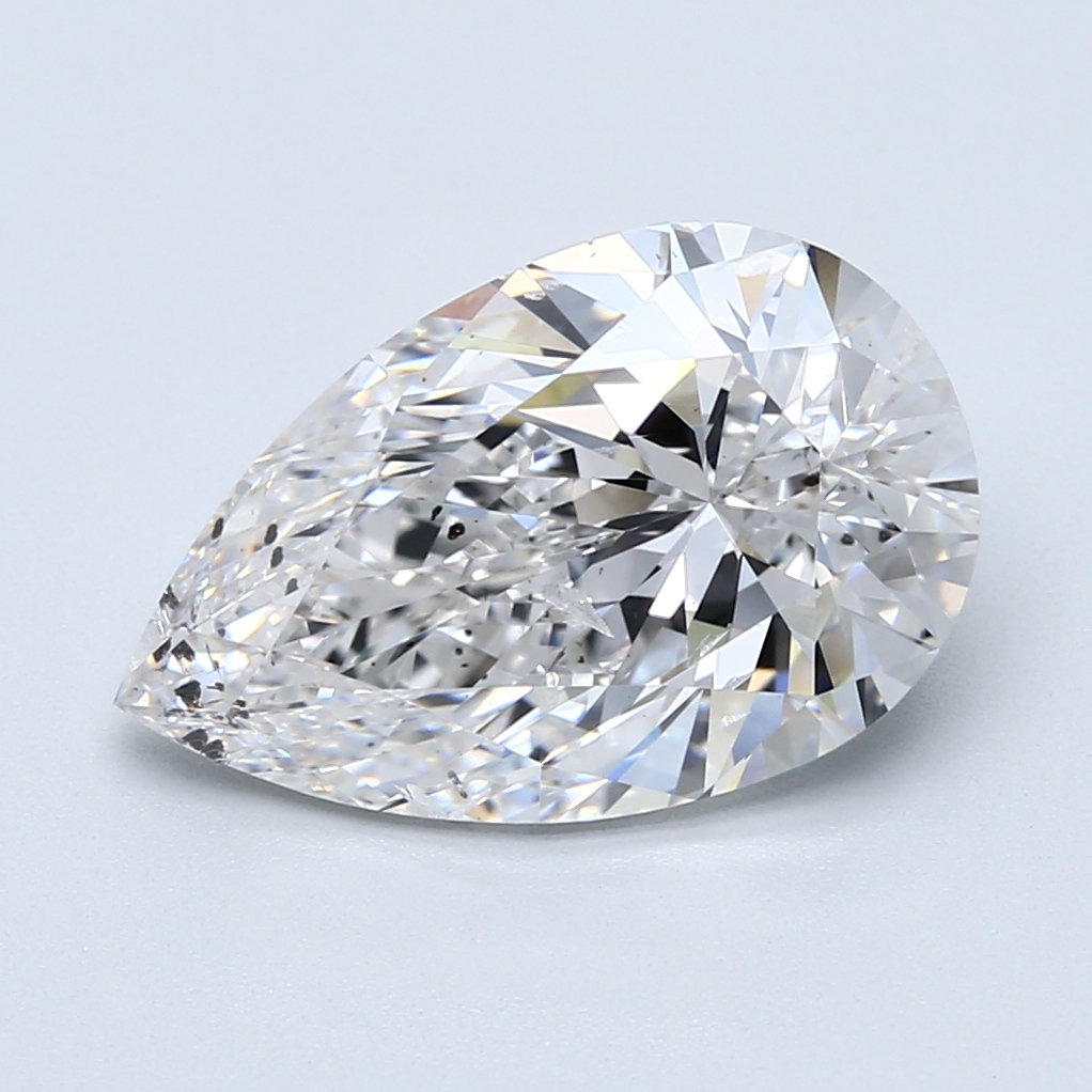 5.03 Carat Pear Cut Natural Diamond