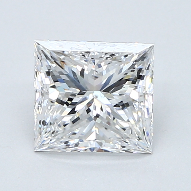 1.71 Carat Princess Cut Natural Diamond