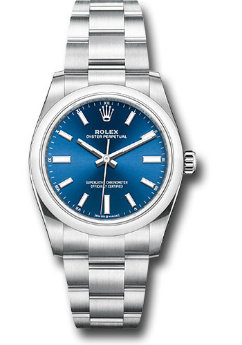34 MM ROLEX OYSTER PERPETUAL NO DATE