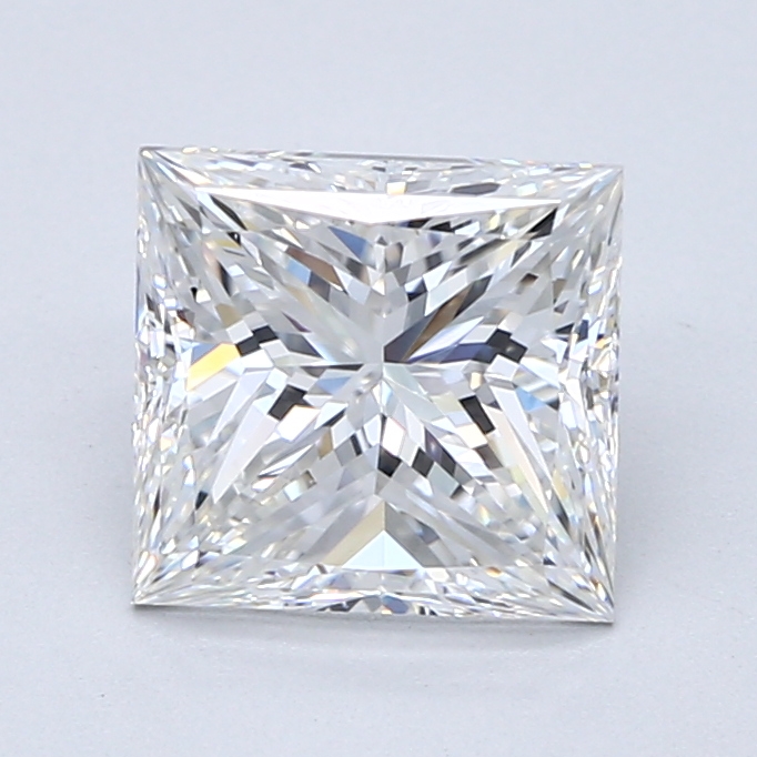 2.5 Carat Princess Cut Natural Diamond