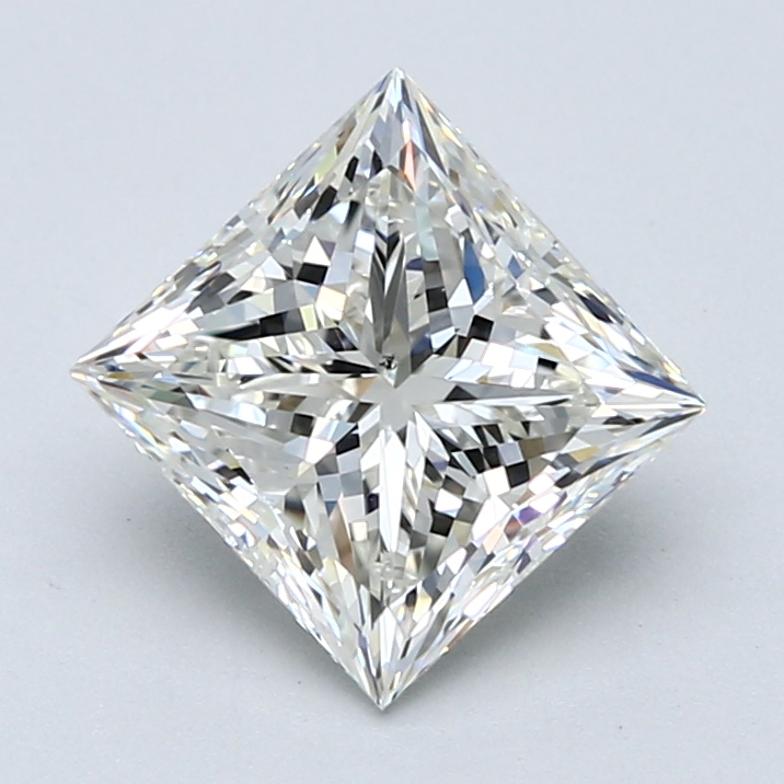 2.5 Carat Princess Cut Natural Diamond