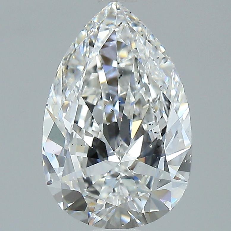 1.73 Carat Pear Cut Natural Diamond