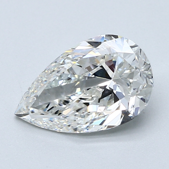 2 Carat Pear Cut Natural Diamond