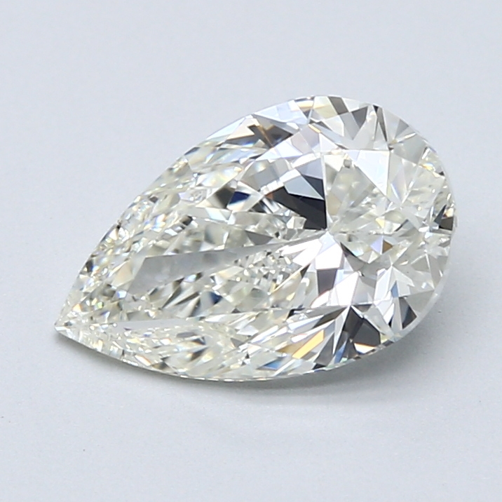 2.01 Carat Pear Cut Natural Diamond