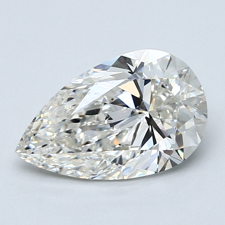 2.01 Carat Pear Cut Natural Diamond