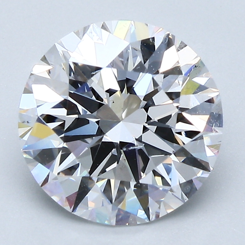 3.01 Carat Round Cut Natural Diamond