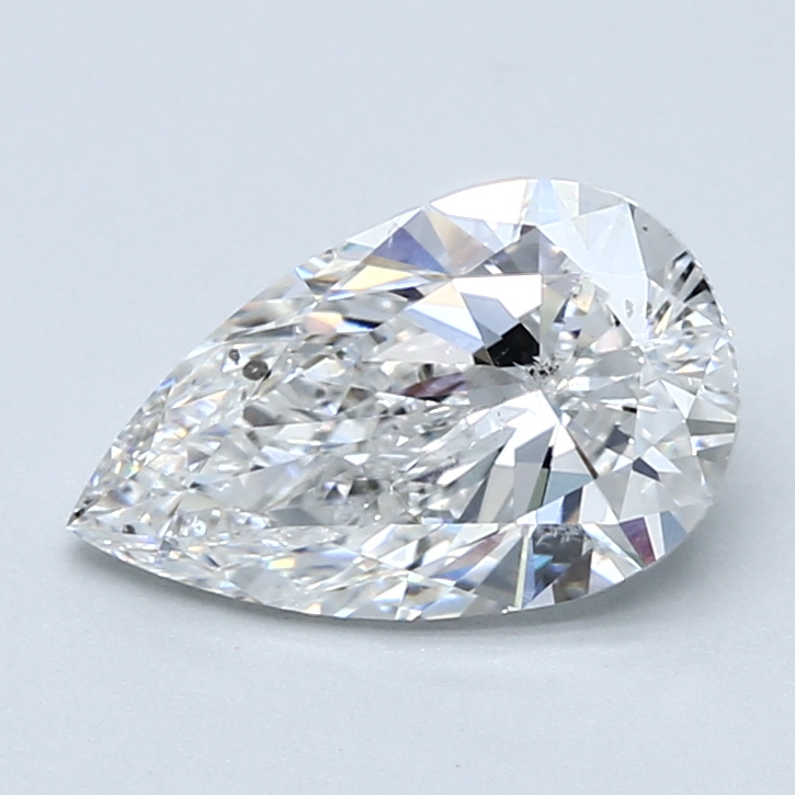 2.01 Carat Pear Cut Natural Diamond