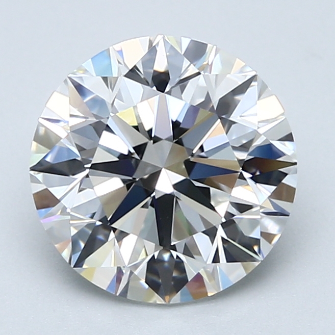 3.01 Carat Round Cut Natural Diamond