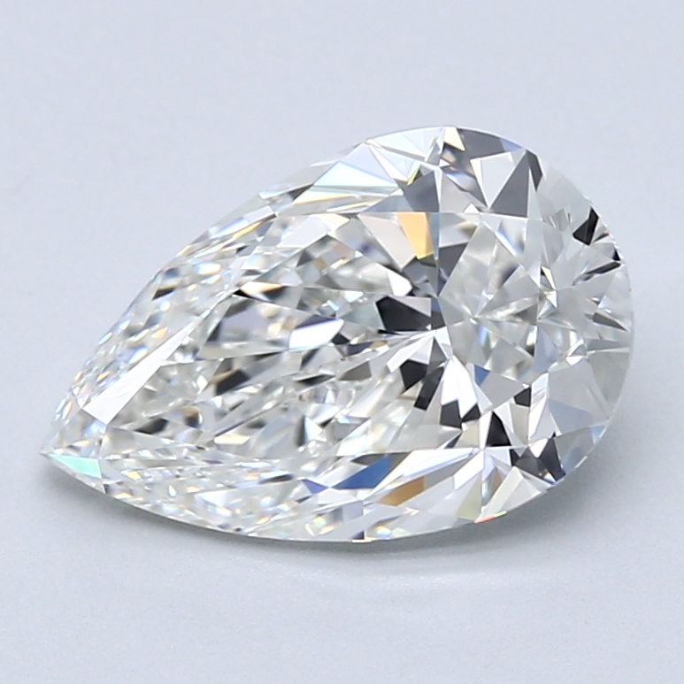 3.01 Carat Pear Cut Natural Diamond