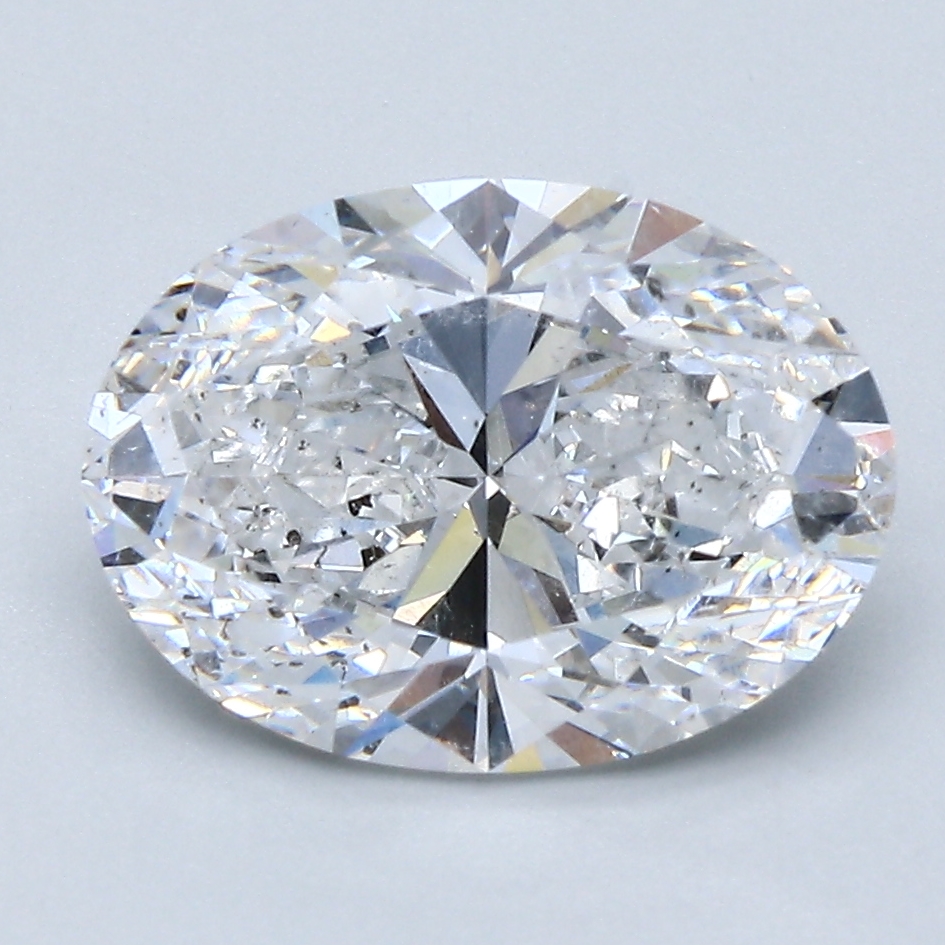 3.21 Carat Oval Cut Natural Diamond