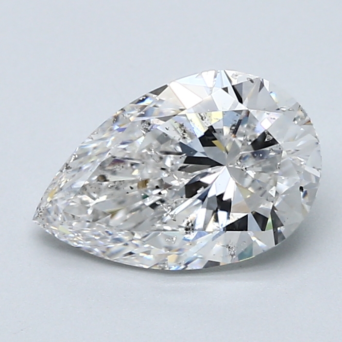 2.02 Carat Pear Cut Natural Diamond