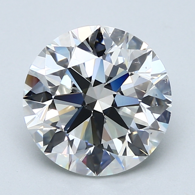 3.04 Carat Round Cut Natural Diamond