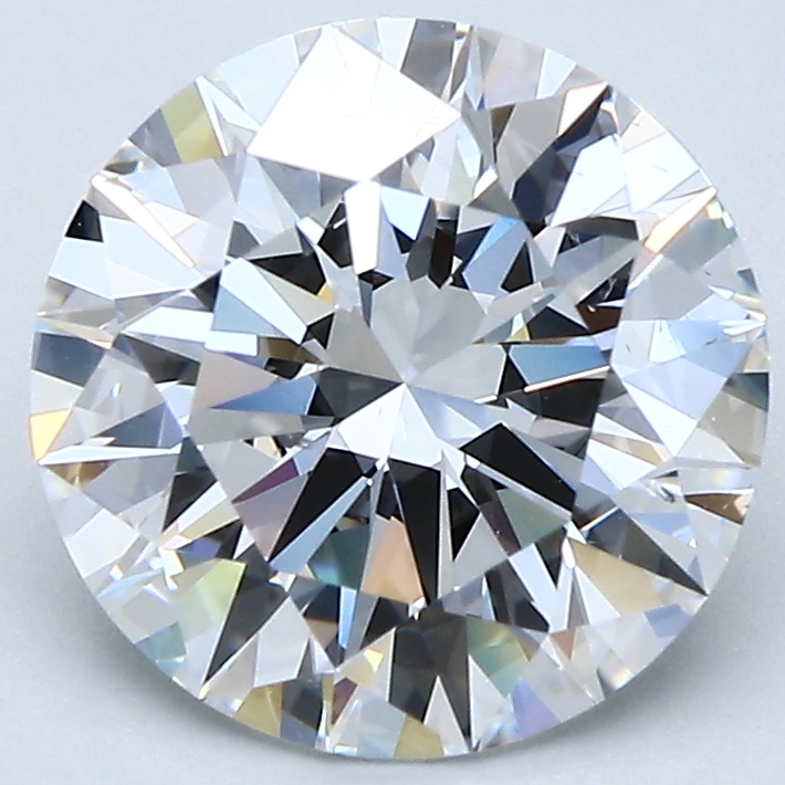 3.02 Carat Round Cut Natural Diamond