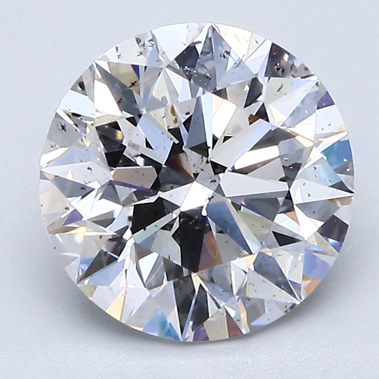 2.51 Carat Round Cut Natural Diamond