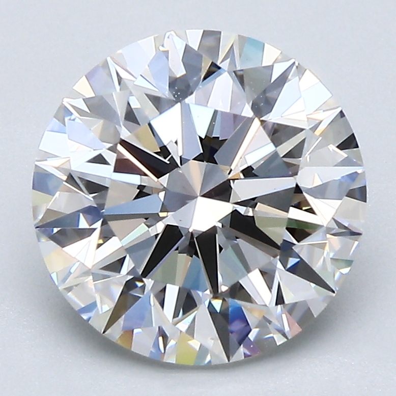 3.02 Carat Round Cut Natural Diamond