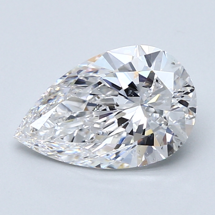 2.01 Carat Pear Cut Natural Diamond