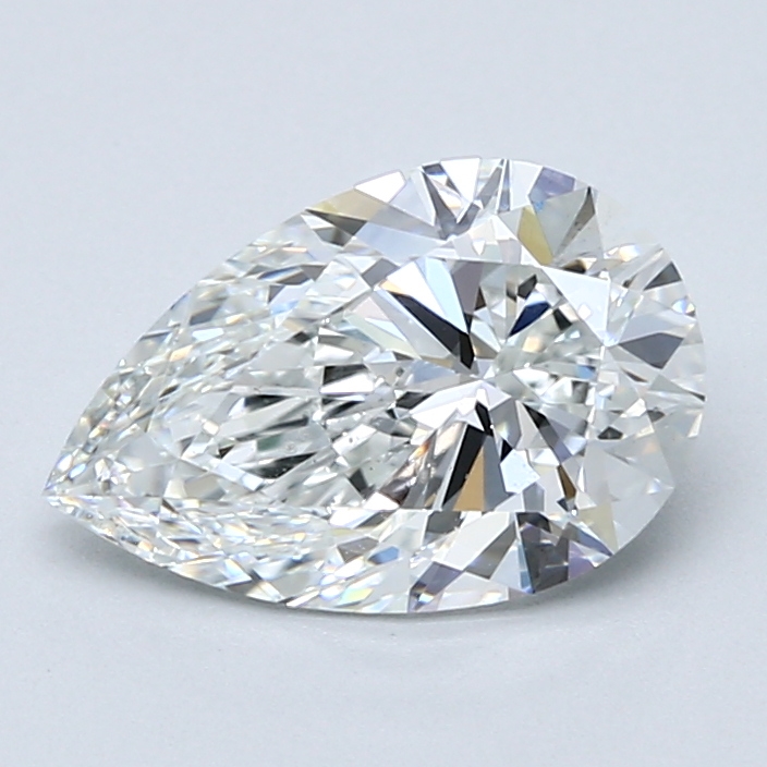 2.03 Carat Pear Cut Natural Diamond