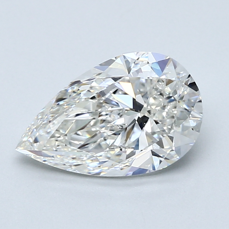 2.03 Carat Pear Cut Natural Diamond