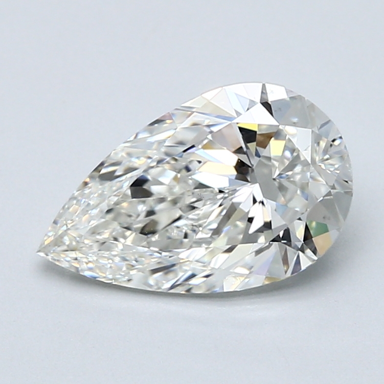 2.01 Carat Pear Cut Natural Diamond