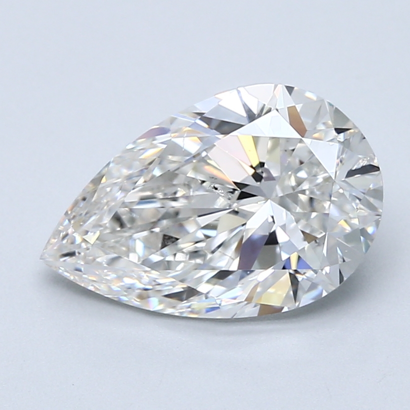 3.01 Carat Pear Cut Natural Diamond