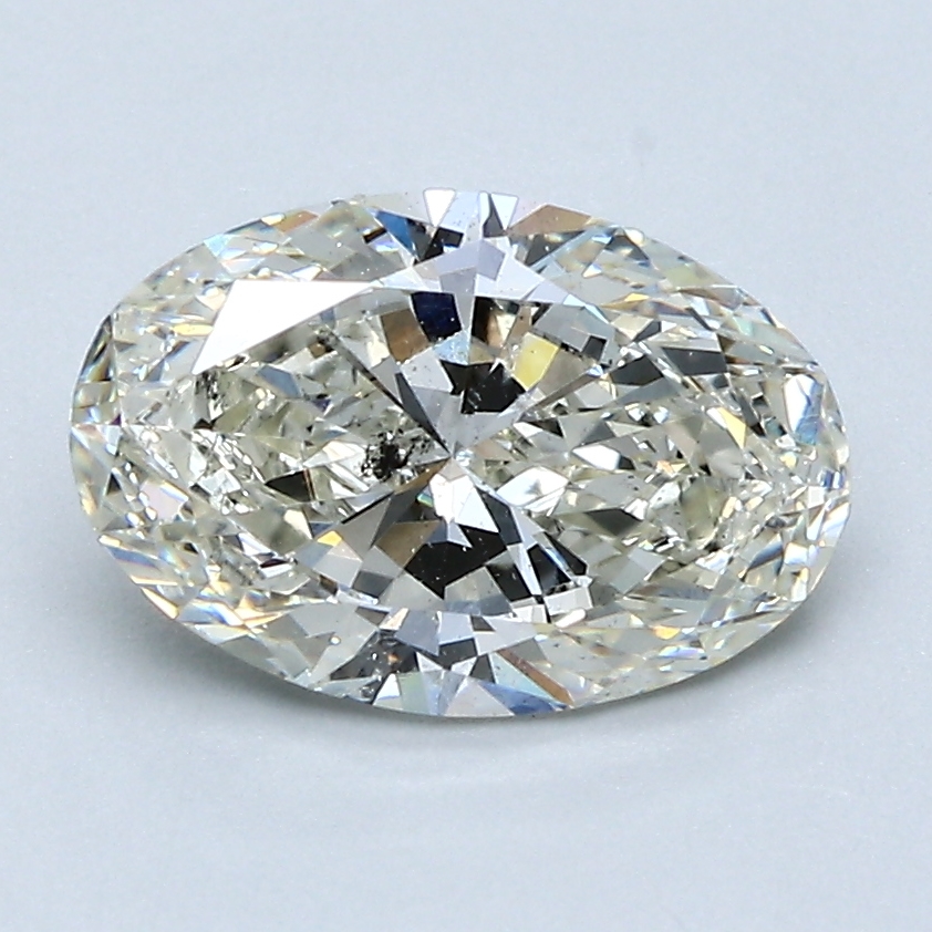 1.72 Carat Oval Cut Natural Diamond