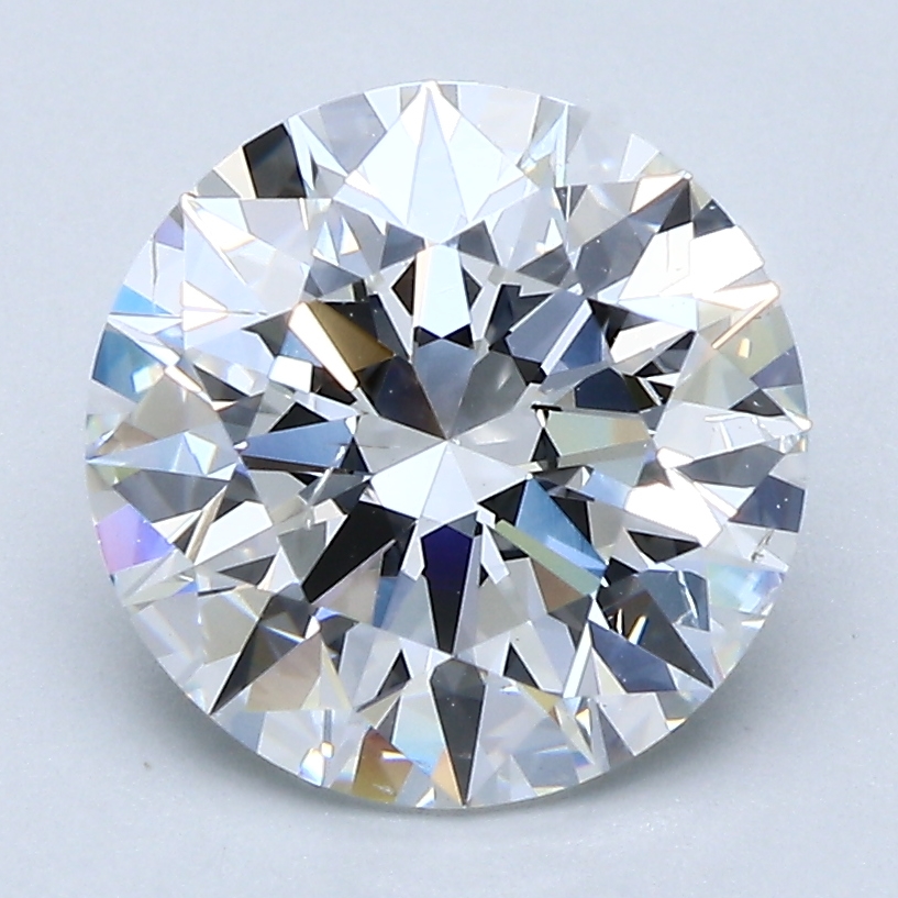 3.01 Carat Round Cut Natural Diamond