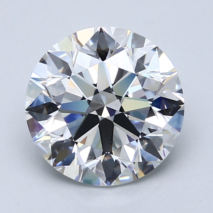 3.04 Carat Round Cut Natural Diamond